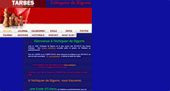 Desktop Screenshot of echiquierdebigorre.fr